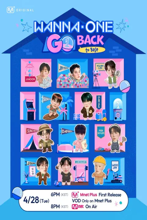 پوستر دانلود سریال وانا وان گو: بازگشت به بیس Wanna One Go: Back to Base